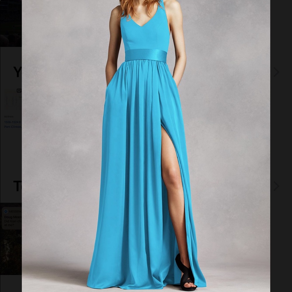 White by Vera Wang dress